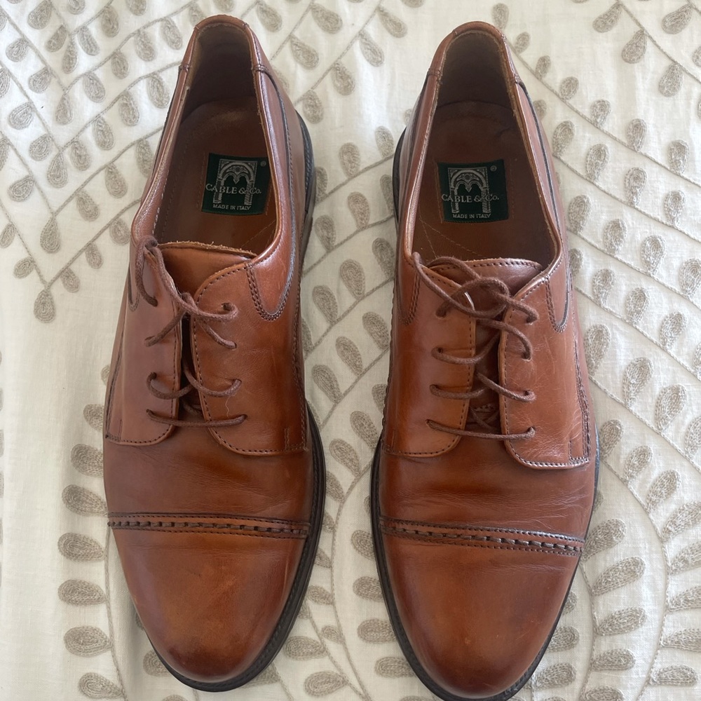 Cable & Co cap toe dress shoes